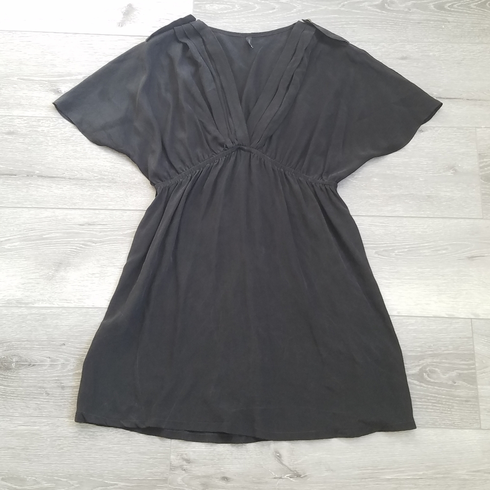 Naf Naf black silk dress